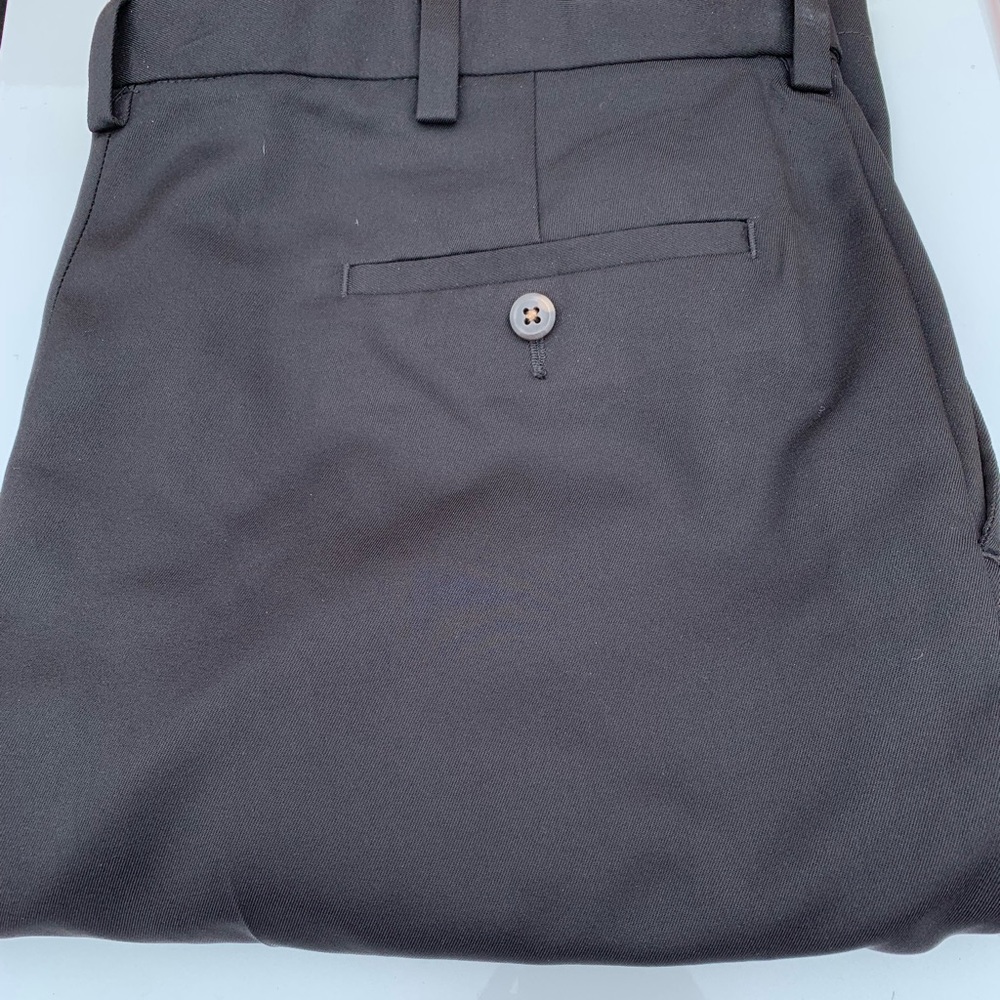 Haggar Black slacks.